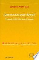 libro ¿democracia Post Liberal? disponible para descarga libro ¿democracia Post Liberal?
