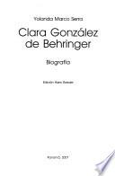 Clara González De Behringer