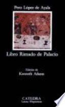 Libro Rimado De Palacio