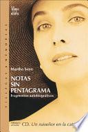 libro Notas Sin Pentagrama / Notes Without A Stave