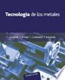 libro Tecnología De Los Metales Para Profesionales Técnico Mecánicas