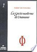 libro La Grecia Moderna De Unamuno