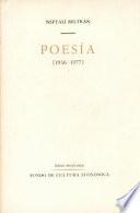 libro Poesía, 1936 1977