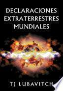 libro Declaraciones Extraterrestres Mundiales
