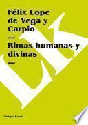 libro Rimas Humanas Y Divinas