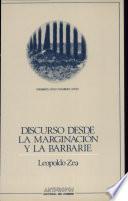 libro Discurso Desde La Marginación Y La Barbarie