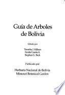 libro Guía De Arboles De Bolivia