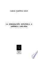 libro La Emigración Española A América
