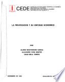 libro La Privatización Y Su Enfoque Económico