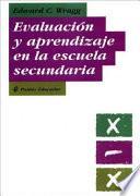 libro Evaluación Y Aprendizaje En La Escuela Secundaria