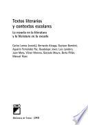 libro Textos Literarios Y Contextos Escolares