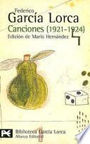 Canciones, 1921 1924