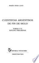Cuentistas Argentinos De Fin De Siglo