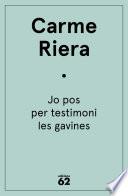 libro Jo Pos Per Testimoni Les Gavines