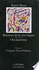 libro Retornos De Lo Vivo Lejano