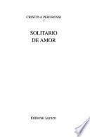 libro Solitario De Amor