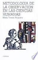 libro Metodología De La Observación En Las Ciencias Humanas