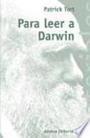 libro Para Leer A Darwin