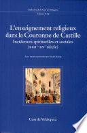 L Enseignement Religieux Dans La Couronne De Castille