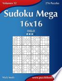 Sudoku Mega 16×16   Difícil   Volumen 32   276 Puzzles