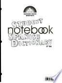 Random House Webster S Student Notebook Spanish Dictionary, Second Edition   Boy