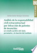 Análisis De La Responsabilidad Civil Extracontractual Por Infracción De Patentes De Invención: Un Estudio Jurídico Del Daño Pecuniario Y La Función Del Instituto