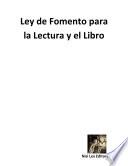 Ley De Fomento Para La Lectura Y El Libro