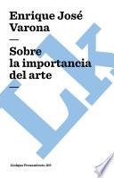 libro Sobre La Importancia Del Arte