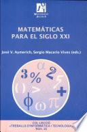 Matemáticas Para El Siglo Xxi