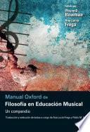 Manual Oxford De Filosofía En Educación Musical