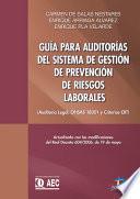 libro Guía Para Auditorías Del Sistema De Gestión De Prevención De Riesgos Laborales