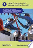 libro Montaje De Redes Eléctricas Aéreas De Alta Tensión. Elee0209