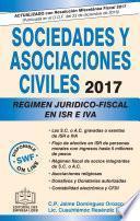 libro Sociedades Y Asociaciones Civiles Regimen Juridico Fiscal 2017