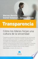 libro Transparencia