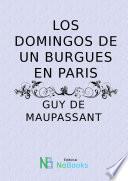 libro Los Domingos De Un Burgues En Paris