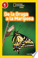 National Geographic Readers: De La Oruga A La Mariposa (caterpillar To Butterfly)