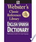 libro Webster S English/spanish Dictionary