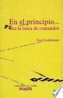 libro En El Principio Fue La Línea De Comandos