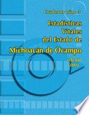 libro Estadísticas Vitales. Michoacán De Ocampo. Cuaderno Número 5