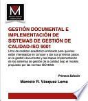 libro Gestión Documental E Implementación De Sistemas De Gestión De Calidad Iso 9001