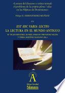 libro Lectura Del Discurso Y Crítica Textual: El Problema De A Scriptio Plena Elisa En Las Fílipinas De Demóstenes