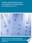 Mf1787_3   Gestión Administrativa De Los Procedimientos Sancionador Y De Revisión