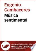 libro Música Sentimental