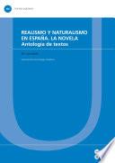 libro Realismo Y Naturalismo En España. La Novela