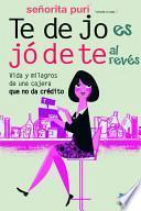 libro Te Dejo Es Jódete Al Revés