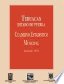 libro Tehuacán Estado De Puebla. Cuaderno Estadístico Municipal 1993