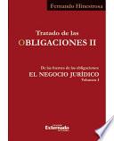 Tratado De Las Obligaciones Ii. De Las Fuentes De Las Obligaciones: El Negocio Jurídico, Vol. I