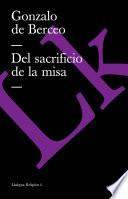 libro Del Sacrificio De La Misa