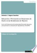 libro Educación Y Prevención En Situaciones De Duelo En Las Residencias De Mayores