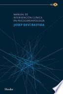 libro Manual De Intervención Clínica En Psicogerontología